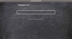 Desktop Screenshot of hoverspeed.co.uk